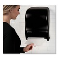 Beverage Serveware | San Jamar T1300TBK Tear-N-Dry 11.75 in. x 9 in. x 15.5 in. Touchless Roll Towel Dispenser - Black Pearl image number 6