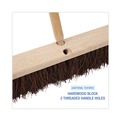 Brooms | Boardwalk BWK20124 24 in. Brush 3.25 in. Natural Palmyra Fiber Bristles Floor Brush Head image number 2