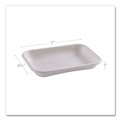 Food Trays, Containers, and Lids | Eco-Products EP-SCRC12NFA WorldView Vanguard 7 in. x 4.75 in. x 1 in. 12 oz. Sugarcane Fiber Rectangular Container - White (400/Carton) image number 7