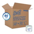 Paper Towels and Napkins | Scott 04460 2-Ply Septic Safe Essential Standard Roll Bathroom Tissue for Business - White (550/Roll) image number 3