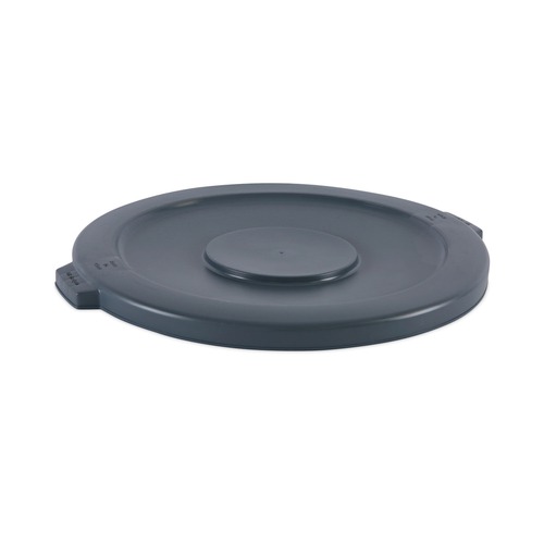 Trash & Waste Bins | Boardwalk 1868184 Flat-Top Round Lids for 44 Gallon Waste Receptacles - Gray image number 0