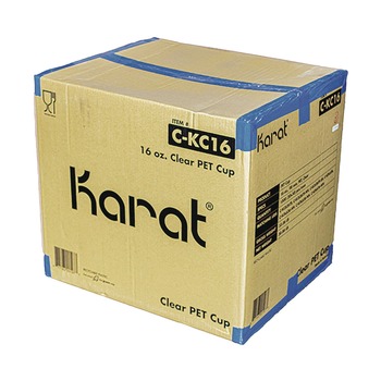 Karat 16 oz. PET Plastic Cups - Clear (1000/Carton)