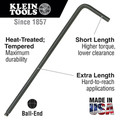 Hex Keys | Klein Tools BL8 1/8 in. L-Style Ball-End Hex Key image number 1