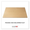 Office Jansan | Floortex ECM121525ER Cleartex MegaMat 46 in. x 60 in. Heavy-Duty Polycarbonate Mat for Hard Floor/All Carpet - Clear image number 2