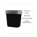 Trash Bags | Boardwalk Z4824RNKR01 10 Gallon 6 mic 24 in. x 23 in. Perforated Roll High-Density Can Liners - Natural (50 Bags/Roll, 20 Rolls/Carton) image number 5