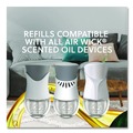 Odor Control | Air Wick 62338-02891 0.85 oz. Scented Oil Refill Club Packs - Fresh Linen (9/Carton) image number 2