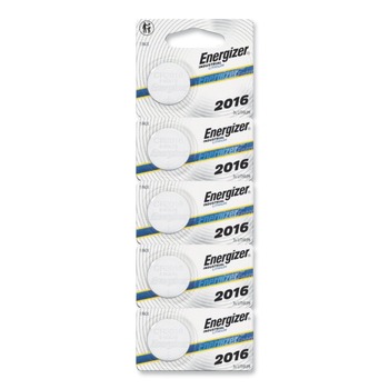 Energizer 3V Industrial Lithium Coin Battery with Tear-Strip Packaging (100/Box)