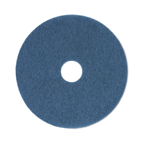  | Boardwalk BWK4020BLU 20 in. Diameter Scrubbing Floor Pads - Blue (5/Carton) image number 0