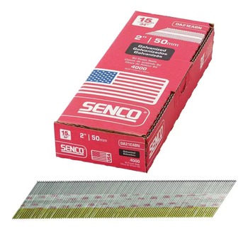 SENCO (4000/Pack) 15-Gauge 34-Degree 2 in. Chisel Galvanized Angled Strip Brad Finish Nails