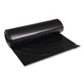 Trash Bags | Boardwalk X7658SKKR01 38 in. x 58 in. 60 gal. 1.2 mil Recycled Low-Density Polyethylene Can Liners - Black (100/Carton) image number 1