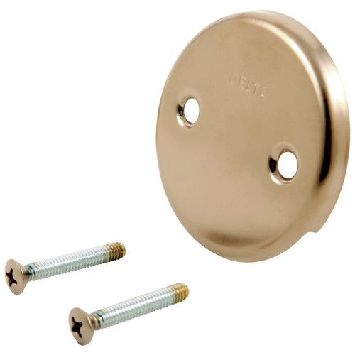 Fixtures | Delta RP31556CZ Overflow Plate and Screw Set - Champagne Bronze image number 0