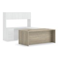 Office Desks & Workstations | HON H105895R.LKI1LKI1 10500 Series 72 in. x 36 in. x 29.5 in. Single Full-Height Pedestal Desk - Kingswood Walnut image number 1