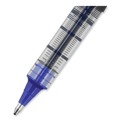 Office Jansan | uni-ball 70129 Bold 1 mm Stick VISION Roller Ball Pen - Blue Ink, Black/Blue/Clear Barrel (1 Dozen) image number 4