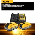 Battery and Charger Starter Kits | Dewalt DCBP315-2C 20V MAX POWERSTACK Lithium-Ion Batteries and Charger Starter Kit (1.7 Ah/5 Ah) image number 3