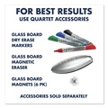 Labor Day Sale! Save $30 off $199! | Quartet GC3624F Infinity 36 in. x 24 in. Magnetic Glass One-Month Calendar Board - White image number 4