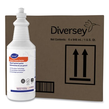 Diversey Care Floral Scent 1 Quart Squeeze Bottle General Purpose Spotter with Percolator Technology (6/Carton)