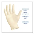Office Jansan | Boardwalk BWK310XLCT 5 mil Thick 9.5 in. Long Powder-Free Synthetic Examination Vinyl Gloves - Extra Large, Cream (100/Box, 10 Boxes/Carton) image number 5