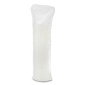 Food Trays, Containers, and Lids | Dart 16SL Plastic Straw-Slot Lid Fits 12 oz. to 24 oz. Hot/Cold Foam Cups - Translucent (1000/Carton) image number 2
