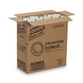 Food Trays, Containers, and Lids | Dixie 9538DX 8 oz. Drink-Thru Hot Drink Cup Lids - White (1000/Carton) image number 0