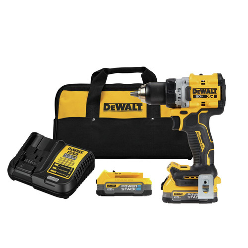 Drill Drivers | Dewalt DCD800E2 20V MAX XR Brushless Lithium-Ion 1/2 in. Cordless Drill Driver Kit with 2  Compact Batteries (2 Ah) image number 0