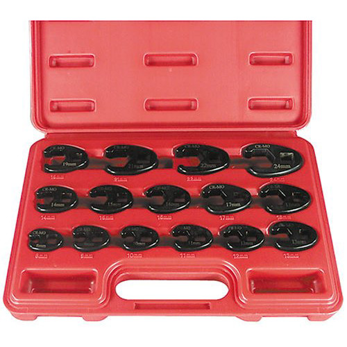 Crowfoot Wrenches | Astro Pneumatic 7115 15-Piece Professional Metric Crwft Wrench Set image number 0