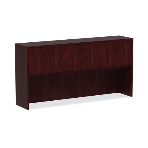  | Alera ALEVA287215MY Valencia Series 70.63 in. x 15 in. x 35.38 in. Hutch with Doors - Mahogany image number 0