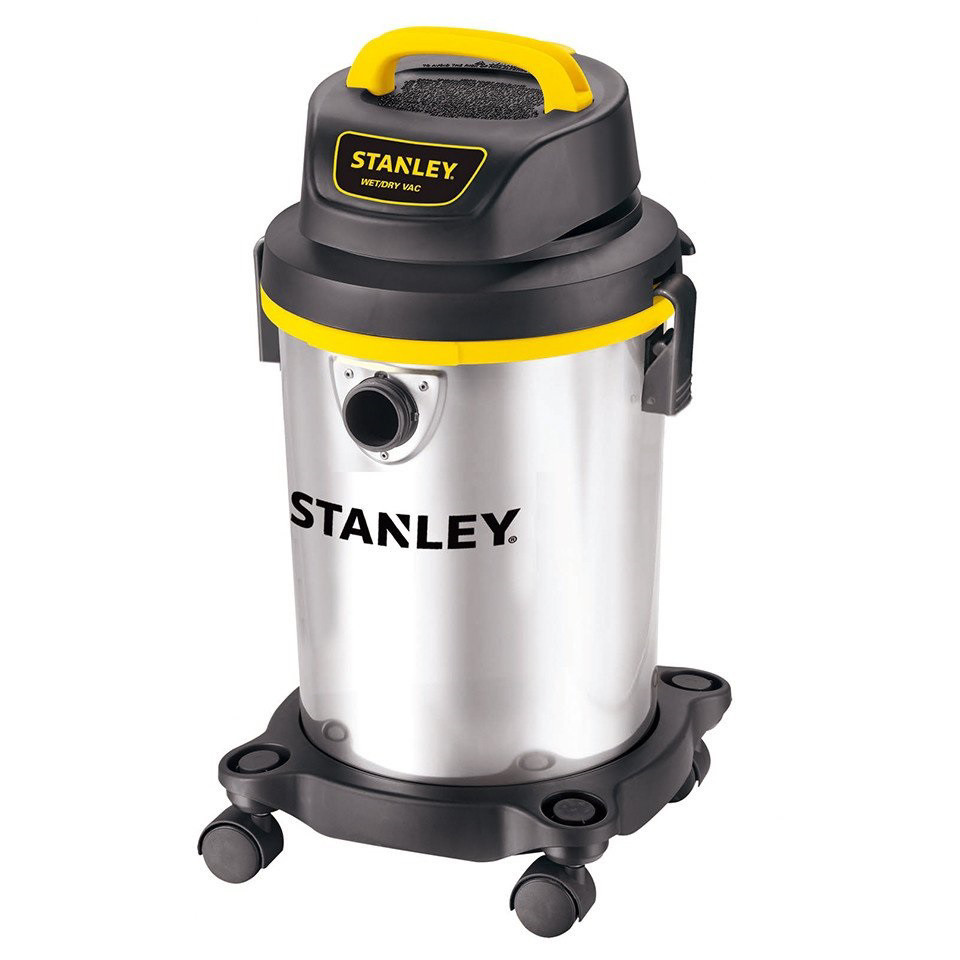 Stanley 4.0 Peak HP 4 Gal. Portable S.S. Wet Dry Vacuum with Casters