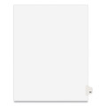 Office Jansan | Avery 01049 11 x 8.5 Avery Style Preprinted Legal Exhibit Side 10-Tab Index Dividers - White (25/Pack) image number 0