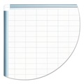  | MasterVision MA0592830A 48 in. x 36 in., 1 in. x 2 in. Grid, Grid Planning Board with Accessories - White/Silver image number 3