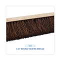 Brooms | Boardwalk BWK20124 24 in. Brush 3.25 in. Natural Palmyra Fiber Bristles Floor Brush Head image number 3