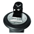 Trash & Waste Bins | Rubbermaid Commercial FG9W3000BLA GroundsKeeper Tuscan 13 in. x 13 in. x 38.38 in. Receptacle - Black image number 3