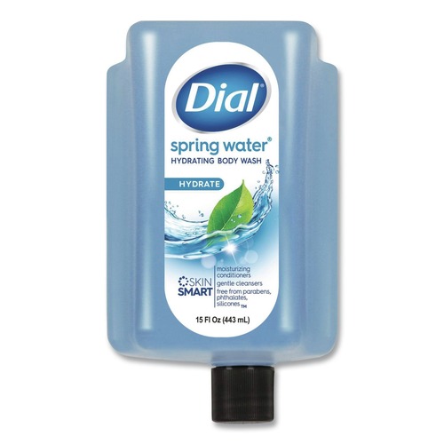 Cleaning & Janitorial Supplies | Dial Professional DIA 99804 15 oz. Body Wash Refill for Versa Dispenser - Spring Water Scent (6/Carton) image number 0
