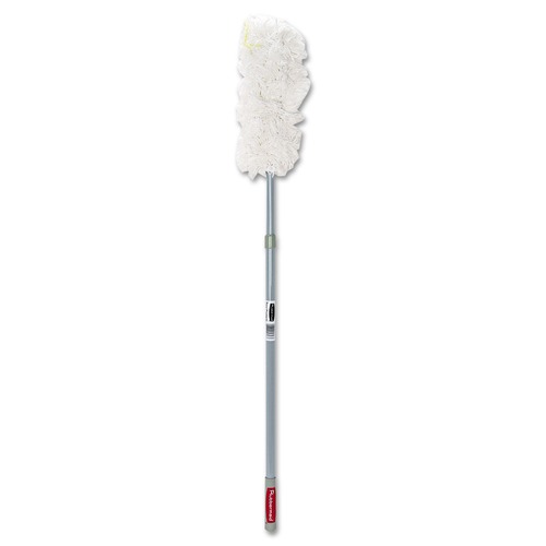 Office Jansan | Rubbermaid Commercial FGT11000GY00 51 in. Extension Handle HiDuster Overhead Duster with Straight Launderable Head image number 0