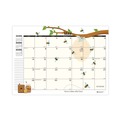 Calendars & Planners | House of Doolittle 266-02 11 in. x 7 in. 12-Month (Jan-Dec 2026) Recycled Honeycomb Monthly Planner - Black/Gold Cover image number 2
