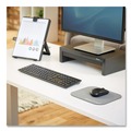 Office Furniture Accessories | Fellowes Mfg Co. 5934001 9 in. x 8 in. Mouse Pad with Microban Protection - Graphite image number 3