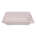 Food Trays, Containers, and Lids | Eco-Products EP-SCRC24LID 5.84 x 8.76 x 1.37 WorldView RPET Plastic Rectangular Lids - Clear (400/Carton) image number 10