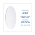 Cleaning & Janitorial Accessories | Boardwalk BWK4024WHI 24 in. Polishing Floor Pads - White (5/Carton) image number 4