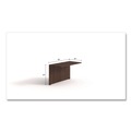 Office Desks & Workstations | Alera AE1NNN-BR2448 HRG 48 in. x 24 in. x 29 in. Seville Series Bridge Return - Mahogany image number 1