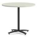Office Desks & Workstations | HON HBTTRND36.N.B9.LOFT 36 in. Diameter Between Round Table Top - Silver Mesh image number 1