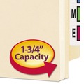 Office Jansan | Smead 76114 1.75 in. Expansion Manila End Tab File Pockets - Legal, Manila (25/Box) image number 3