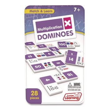 Junior Learning Inc Ages 7 to 9 Multiplication Dominoes