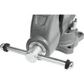 Vises | Wilton 28826 C-1 Combination Pipe and Bench 4-1/2 in. Jaw Round Channel Vise with Swivel Base image number 4