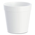 Food Trays, Containers, and Lids | Dart 32MJ48 J Cup 32 oz. Insulated Foam Containers - White (500/Carton) image number 0