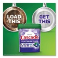 Cleaning & Janitorial Supplies | Cascade 80798635 Platinum Plus 28.4 oz. Tub ActionPacs Dishwasher Detergent Pods - Fresh Scent (3/Carton) image number 2