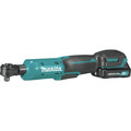 Cordless Ratchets | Makita RW01R1 12V max CXT Lithium-Ion Cordless 3/8 in. / 1/4 in. Square Drive Ratchet Kit (2 Ah) image number 4