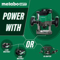 Plunge Base Routers | Metabo HPT M3612DAM MultiVolt 36V Brushless Lithium-Ion Cordless Plunge Router Kit (2.5 Ah) image number 7