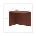  | Alera ALEVA353624MC 35 in. x 23.63 in. x 29.5 in. Valencia Series Reversible Return/Bridge Shell - Medium Cherry image number 5