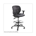  | Safco 3394BV Vue Series Heavy-Duty Extended Height Stool Vinyl Seat Nylon Mesh Back - Black image number 3