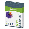 Universal UNV11202 8.5 in. x 11 in. 20 lbs. Deluxe Colored Paper - Blue (500/Ream) image number 2