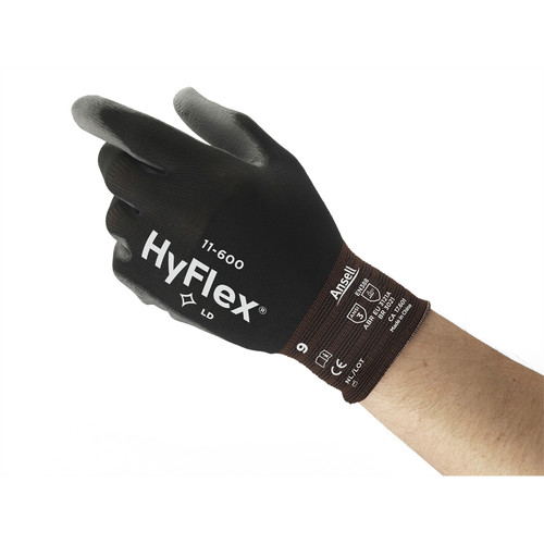 Work Gloves | Ansell 205652 12-Pair Hyflex 11-600 Cut-Resistant Gloves - Size 8 image number 0